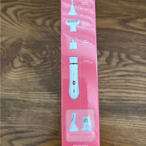 4-in-1 Precision Hair Remover Set - Face, Eyebrows, Nose & Body w/ Pouch - Picture 2 of 5